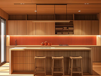 Modern Wooden Kitchen