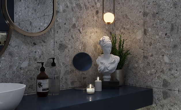Marble Wall Bathroom