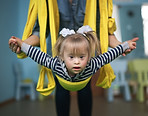 Child in Air Yoga