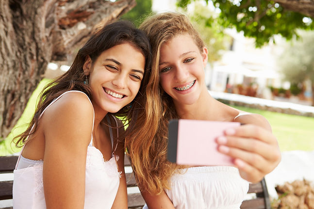 Friends Taking a Selfie