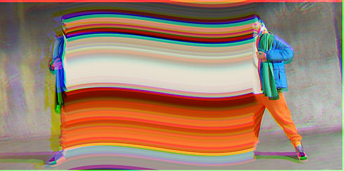 Glitch Fashion Portrait