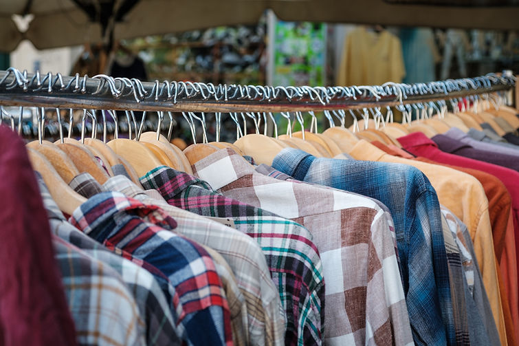Clothes On Racks