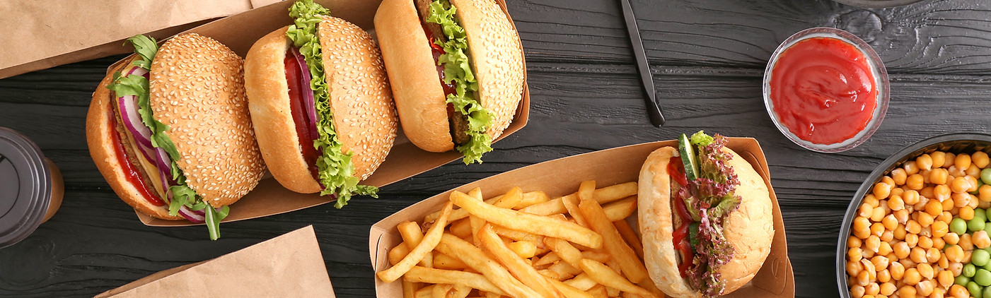 Hambúrgueres e Batatas Fritas