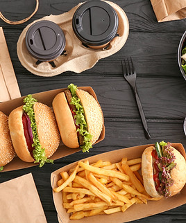 Hambúrgueres e Batatas Fritas