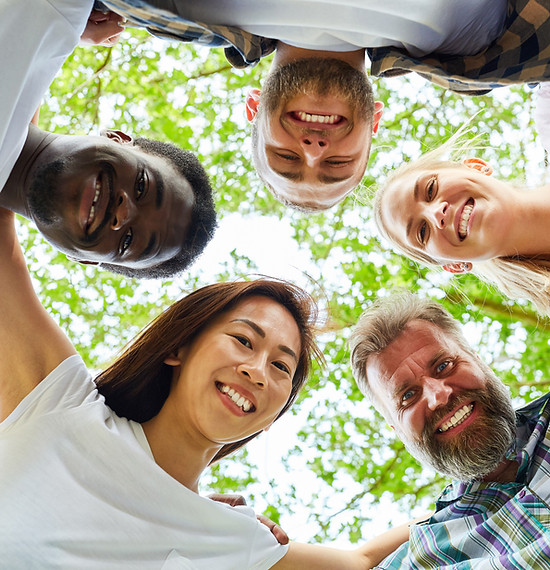 Diverse Group Smiling