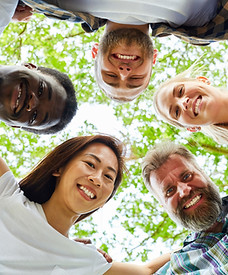 Diverse Group Smiling