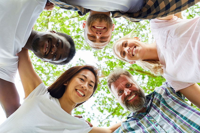 Diverse Group Smiling