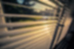 Morning light through the blinds