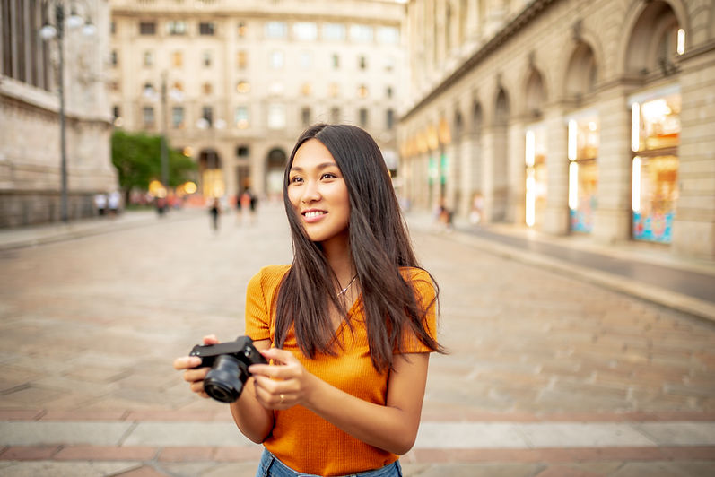 Tourist Taking Picture