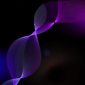 Purple Abstract Waves