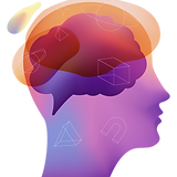 Abstract Brain Illustration