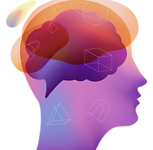 Abstract Brain Illustration