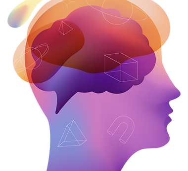Abstract Brain Illustration