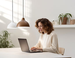 Female client following PCOS nutrition weekly guide for hormone health