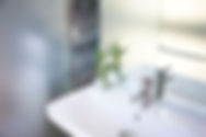 Sink in modern bathroom
