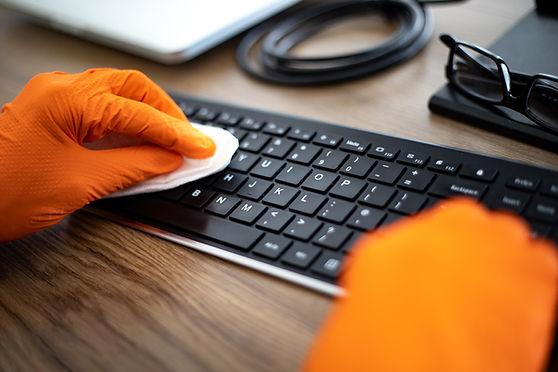 Cleaning Computer Keyboard