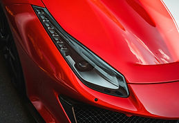 Red Sports Car Close-up