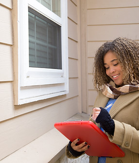 Woman Holding Tablet