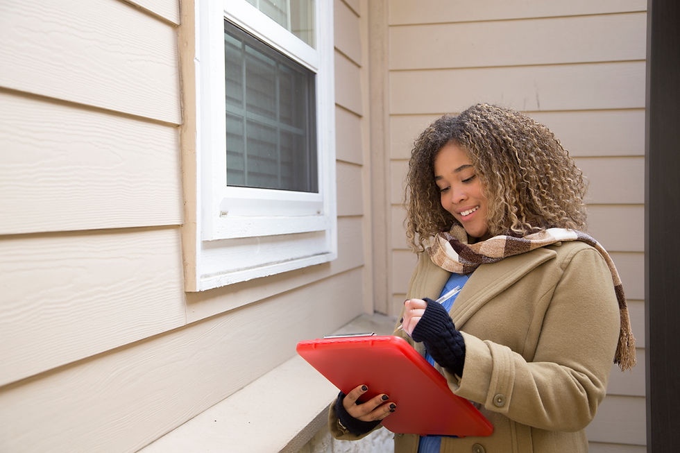 Woman Holding Tablet
