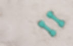 Turquoise Dumbbells on Texture