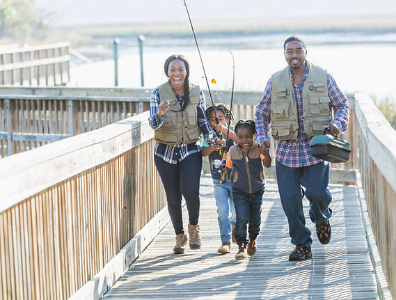 Family Going Fishing