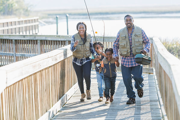Family Going Fishing