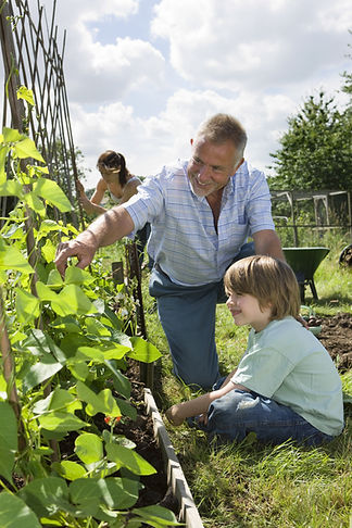 Family Gardening Together