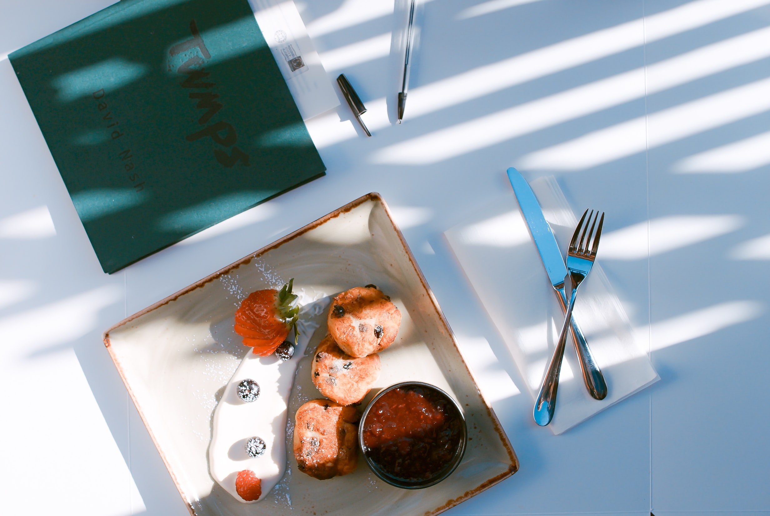 Arranged Food and Objects