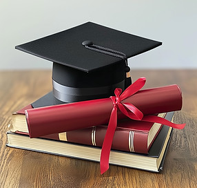 Graduation Cap and Diploma