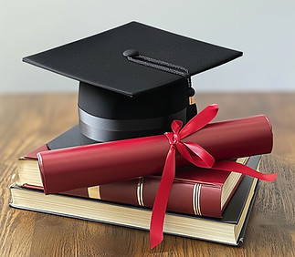 Graduation Cap and Diploma