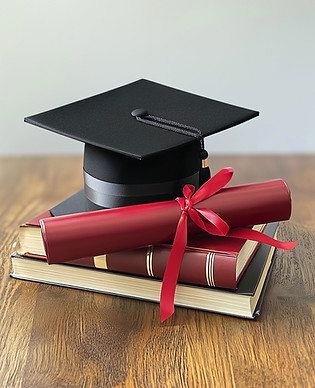 Graduation Cap and Diploma