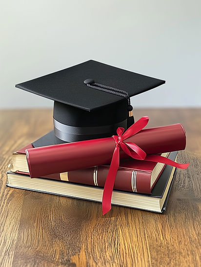 Graduation Cap and Diploma
