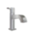 Modern faucet with chrome steel finishing