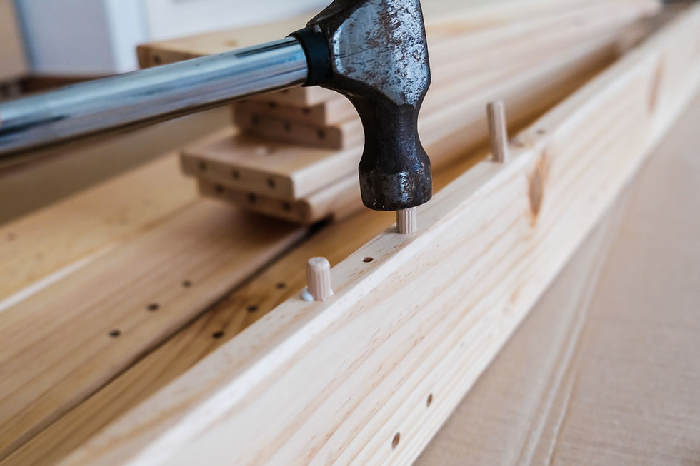 Montageaufgabe aus Holz