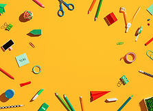 Colorful Desk Supplies