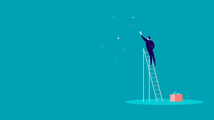 Man Reaching Star