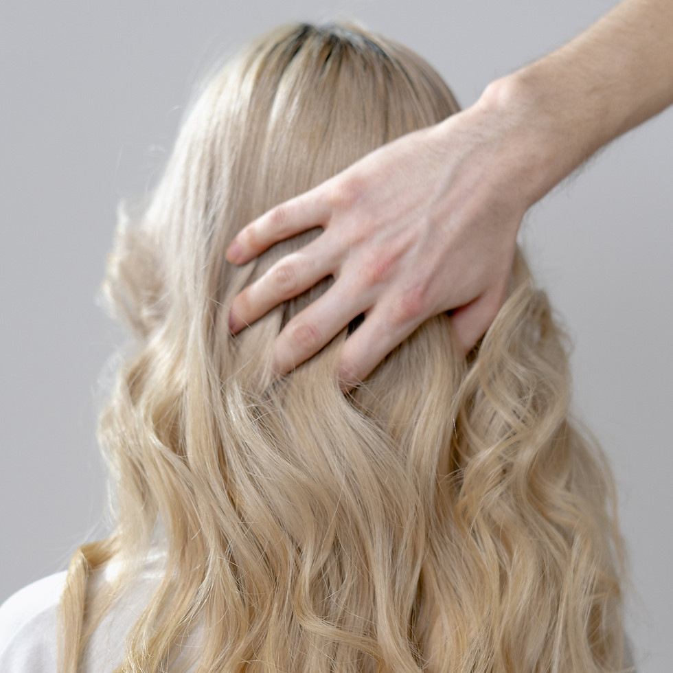 Lived-In Blonde Hair color and blowout styling image
