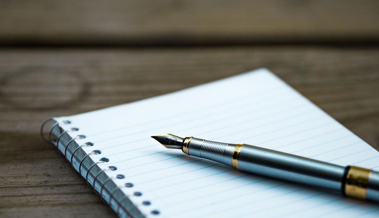 Notebook and Fountain Pen