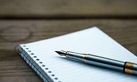 Notatnik i długopis