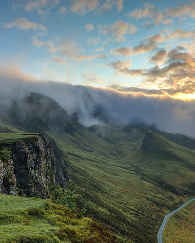 Sunrise Over Cliffs