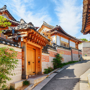     Traditional houses in the Bukchon Hanok Village Seoul