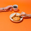 Kaffee und Donuts