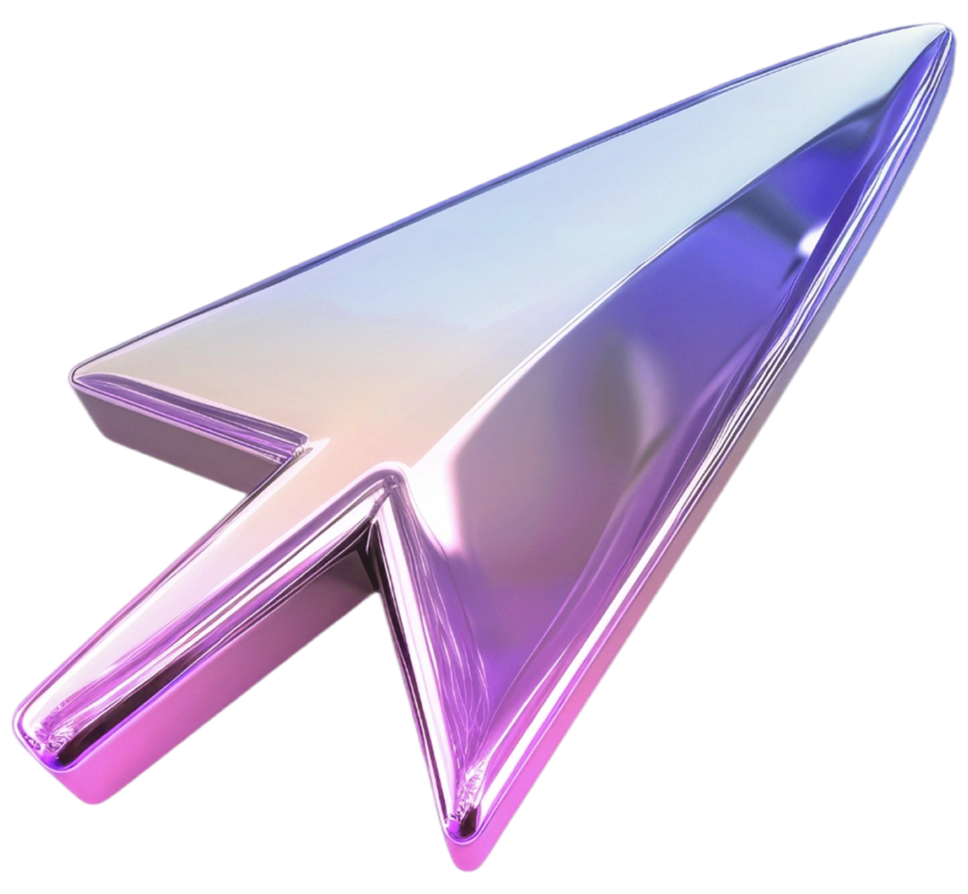 Metallic Gradient Arrow