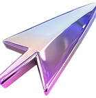 Metallic Gradient Arrow