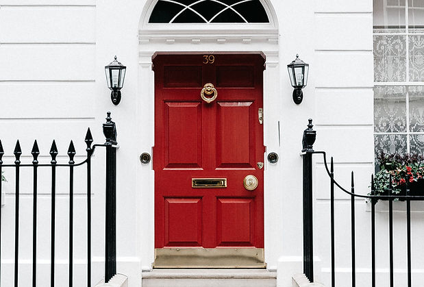 Bold Red Door