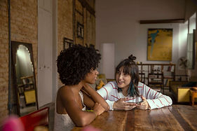 Two Women Conversing