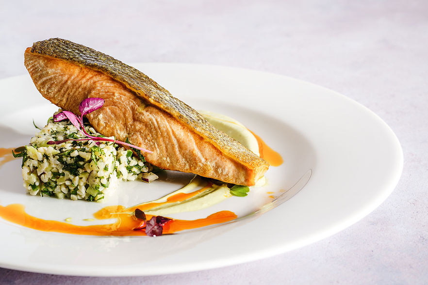 Gegrillter Lachs
