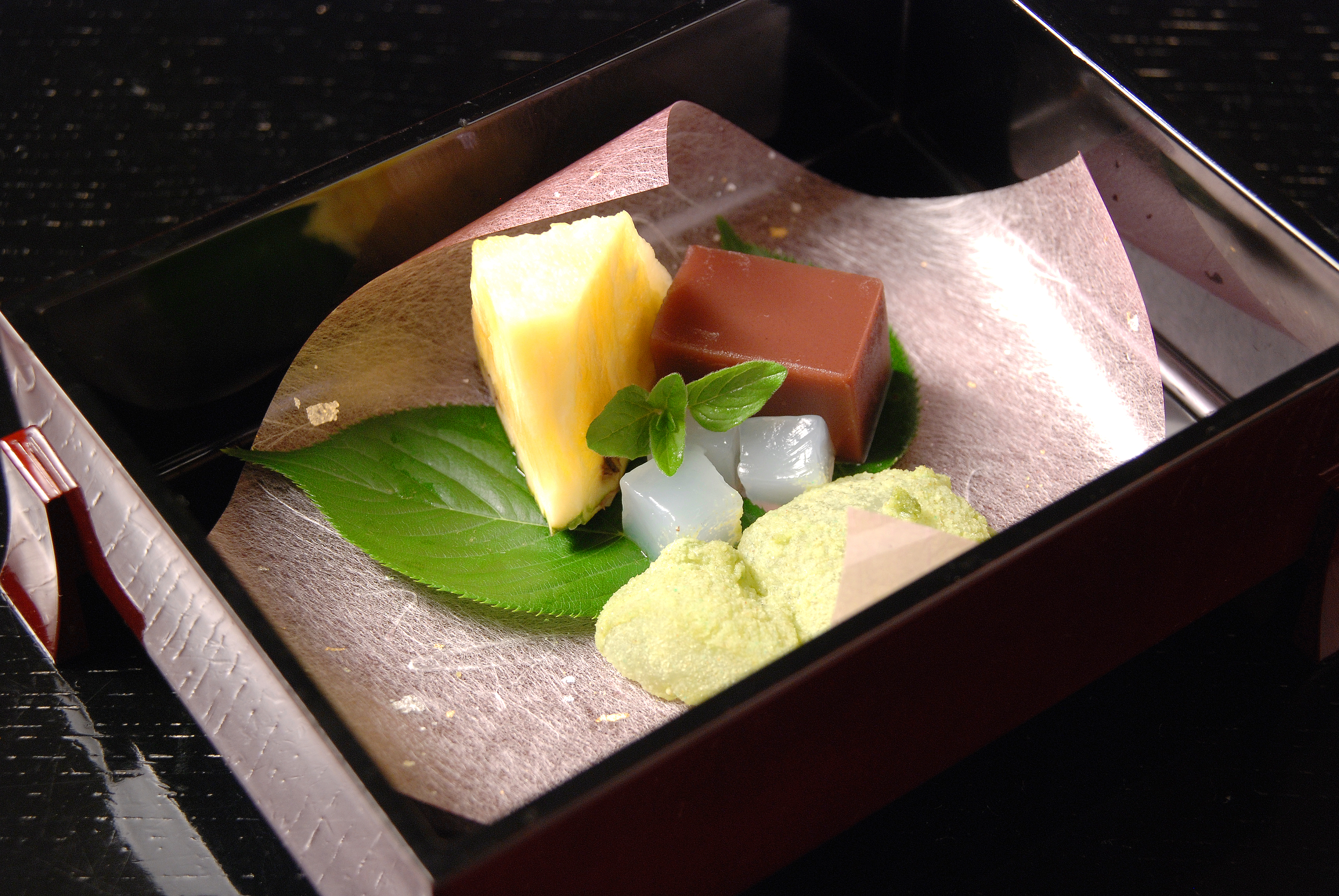 Arranged Food and Objects