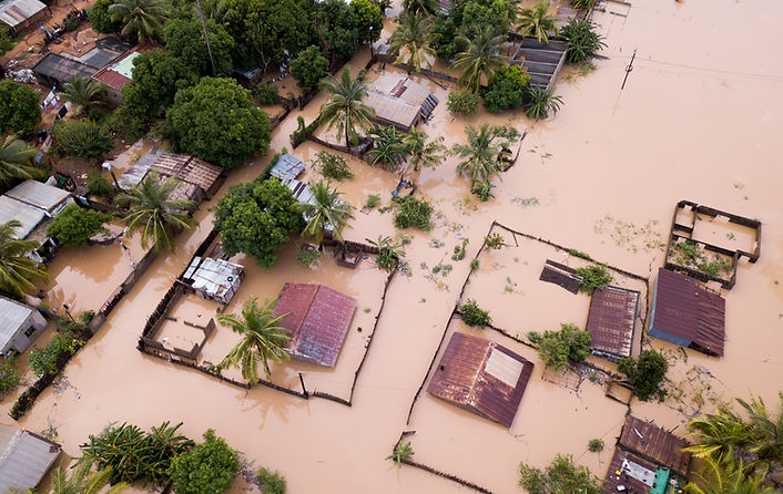 Flooded Residential Area