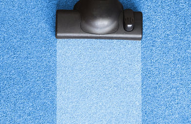 Vacuuming a Blue Surface
